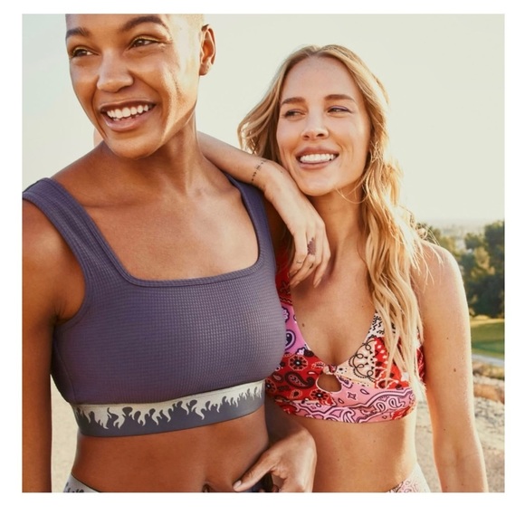 EleVen By Venus Williams Vintage 90s Inspired Tennis Bandana Babe Sports Bra | M - Picture 6 of 10